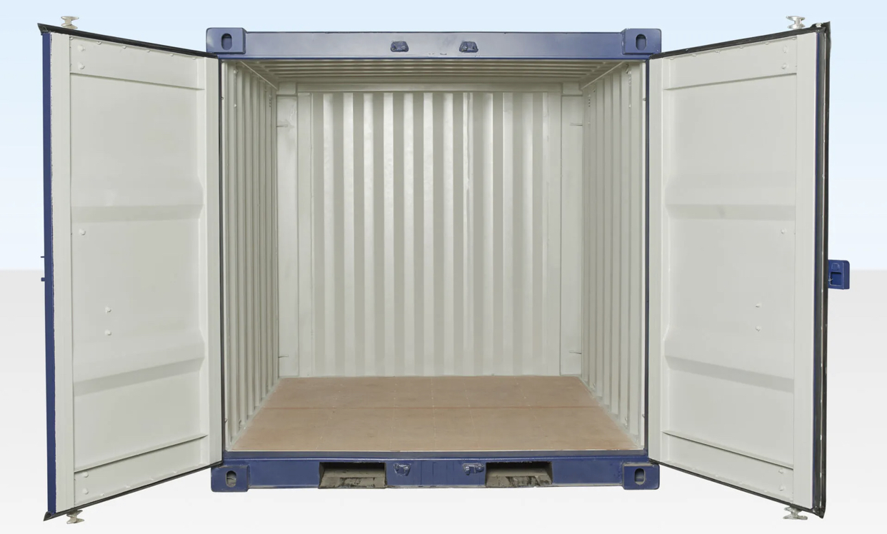 8′ x 8′ contenedor almacenamiento de acero en promoción